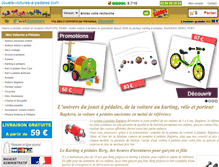 Tablet Screenshot of jouets-voitures-a-pedales.com